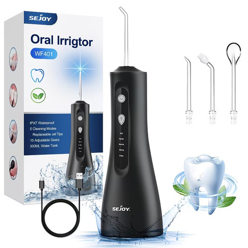 Cordless water flosser 350ml - cordless,