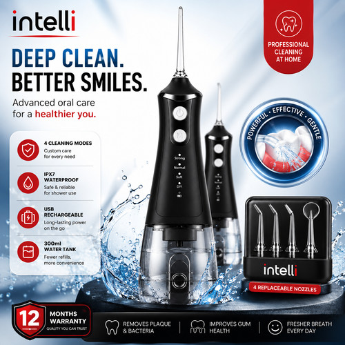 Oral intelli water flosser - intelli,