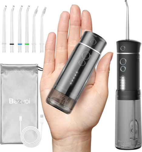 Mini portable water flosser - water,