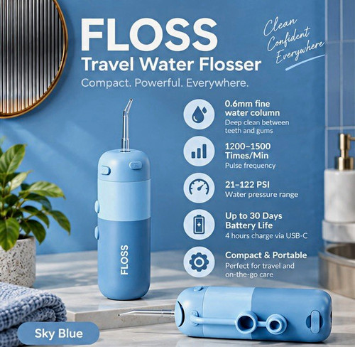 Floss travel water flosser - travel,