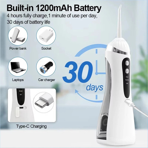 Cordless dental water flosser - dental,